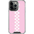 Pink Checkerboard iPhone 16 Pro Clear Case